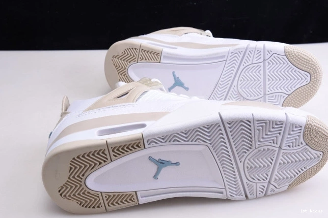 1st Kicks Jordan 2017 Retro 4 Sand 487724-118 0706